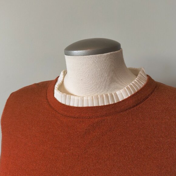 VILA MILANO Ruffled Neck & Cuffs Sweater - Picture 2 of 7